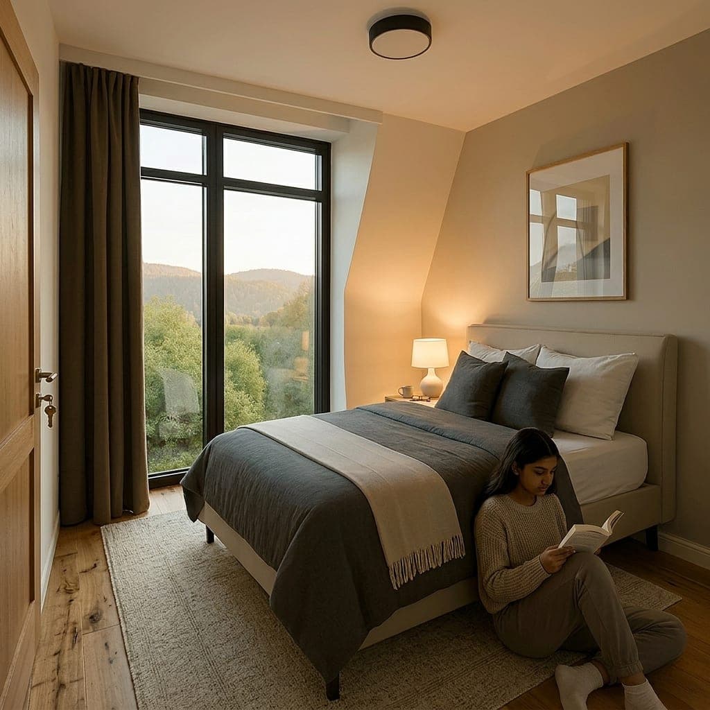Comfortable secondary bedroom