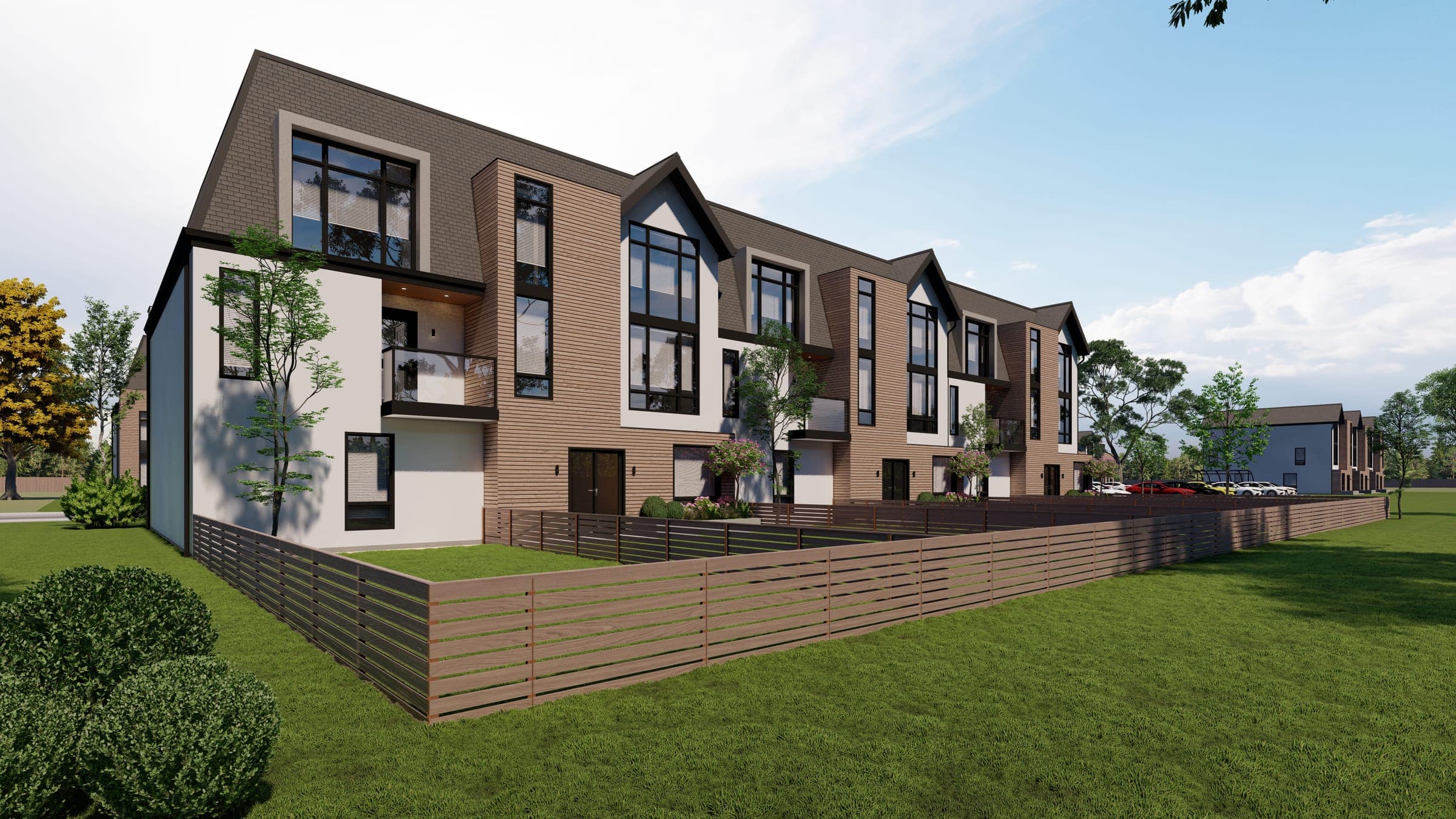 Townhome streetscape
